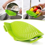 Strainer Clip Anti-Spill Colander