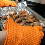 HEAT RESISTANT GRILLING GLOVES